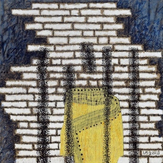 Chilean artist luis mandiola painting